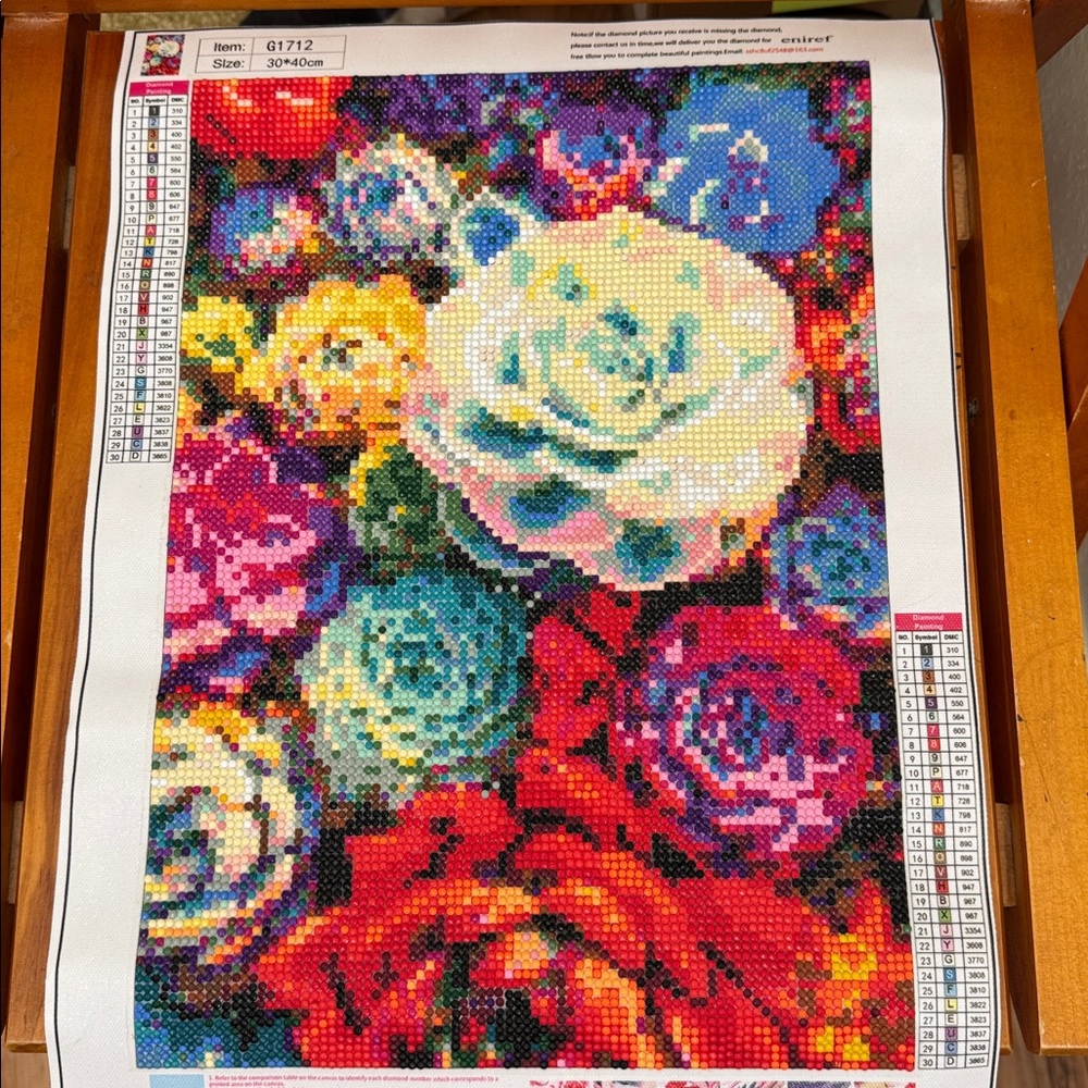 Colorful Floral Diamond Painting Kit